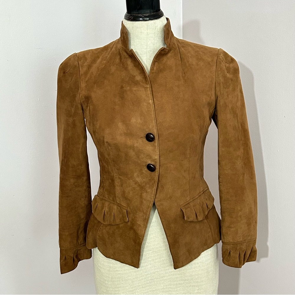 Diane Von Furstenberg Tan Suede Jacket